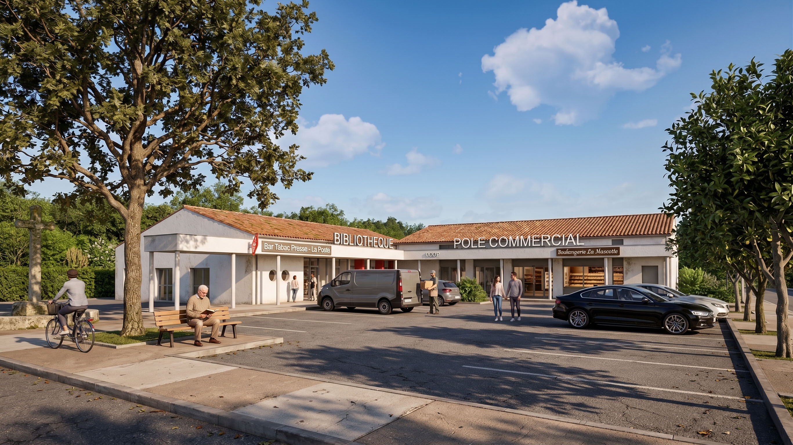 Ensemble_Commercial_Bar_Bibliothèque_Esnandes 1
